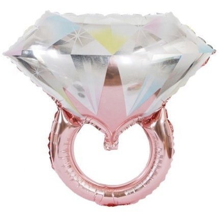 Diamond Ring Rosegold Balloon